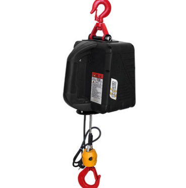 便攜式牽引電動葫蘆是空調外機師傅的得力工具